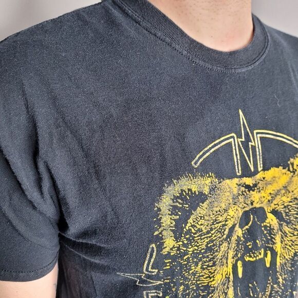 BEAST t-shirt grizzly bear short sleeve black tee‎ unisex L - Picture 4 of 6